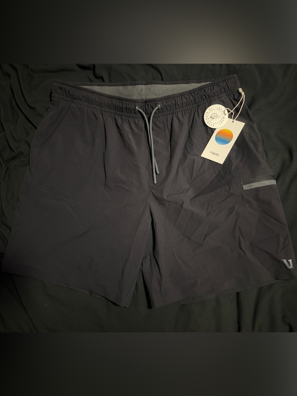 Men's Athletic Quick-Dry Shorts - Black